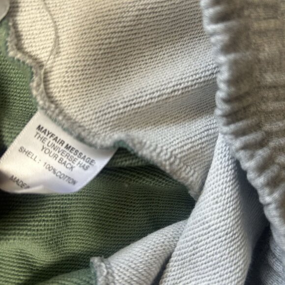 Mayfair the Label say less mean more Nordstrom Colorblock Sweatshorts Size M/L - Picture 3 of 5